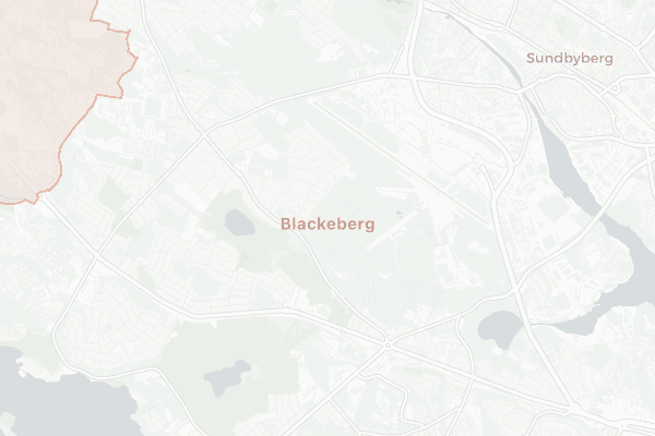 Karta över Blackeberg