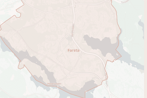 Karta över Farsta