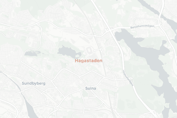 Karta över Hagastaden