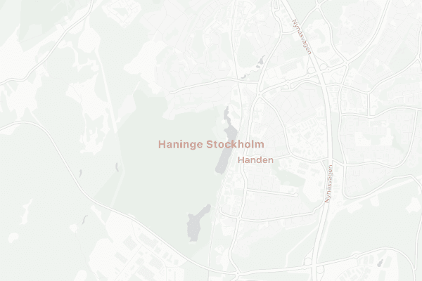 Karta över Haninge stockholm