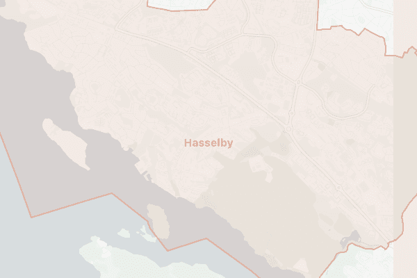 Karta över Hässelby