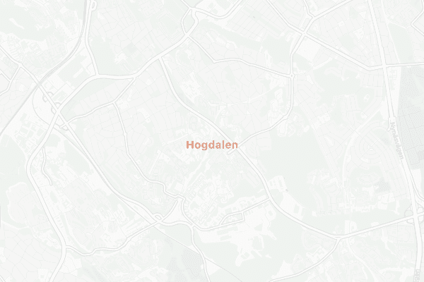 Map of Högdalen