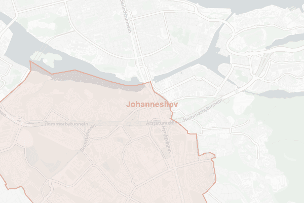 Karta över Johanneshov