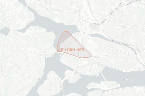 Karta över Kristineberg