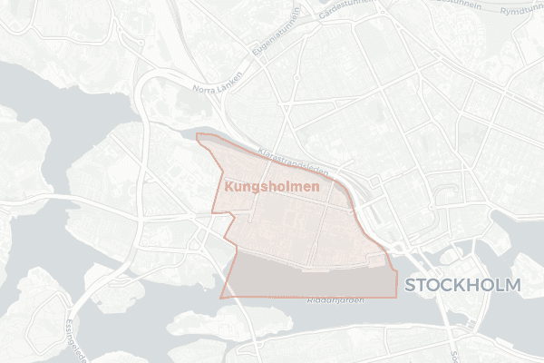 Karta över Kungsholmen