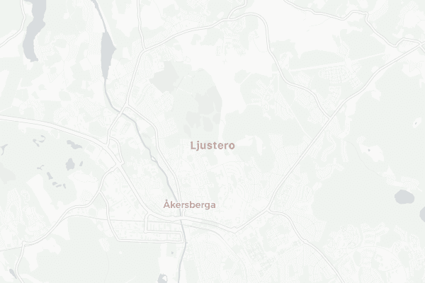 Karta över Ljusterö