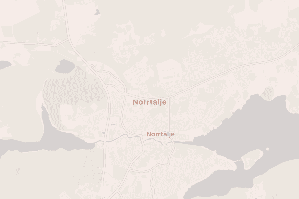 Karta över Norrtälje