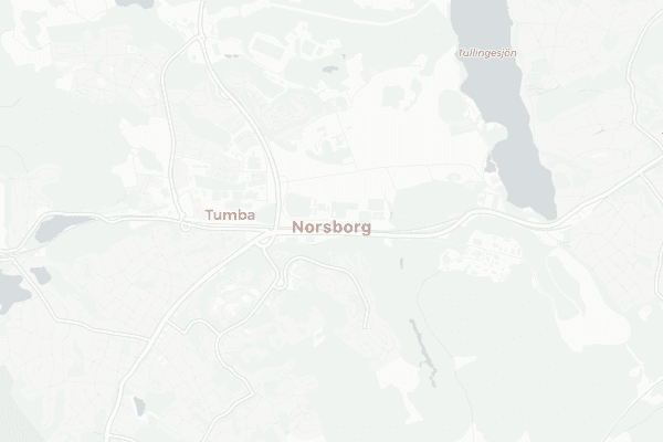 Karta över Norsborg