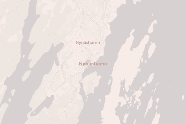 Karta över Nynäshamn