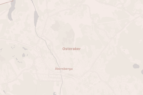 Karta över Österåker
