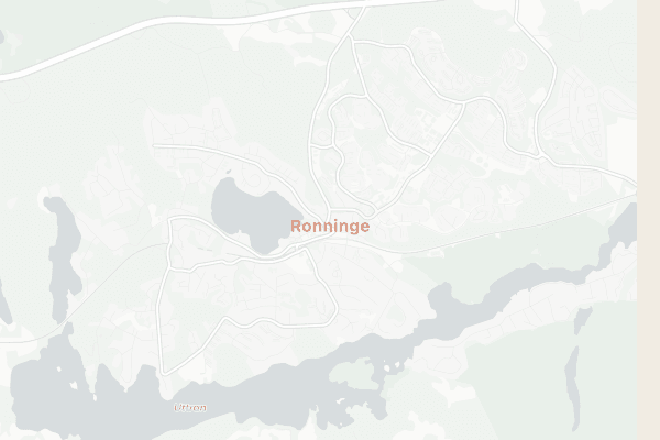 Karta över Rönninge