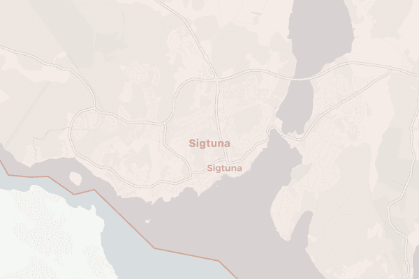 Karta över Sigtuna