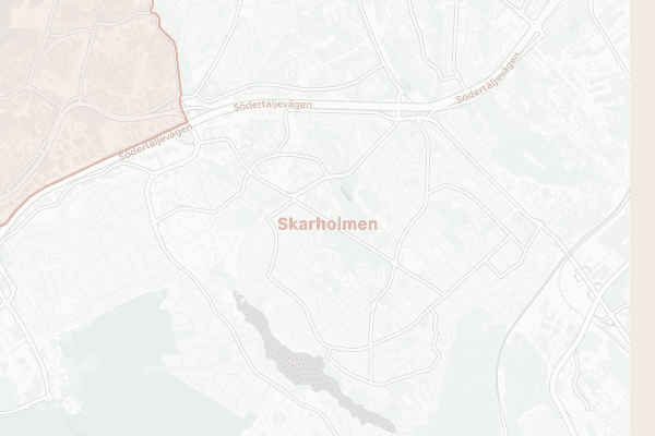 Karta över Skärholmen