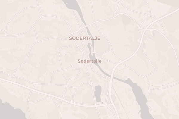 Karta över Södertälje