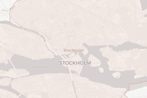 Karta över Stockholm