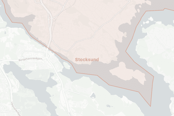 Karta över Stocksund