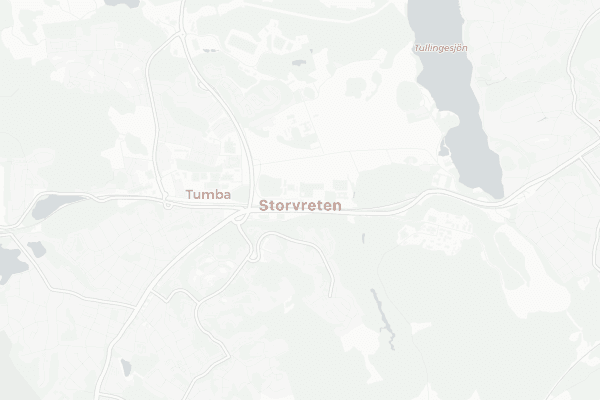Karta över Storvreten