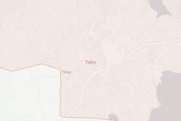 Karta över Täby