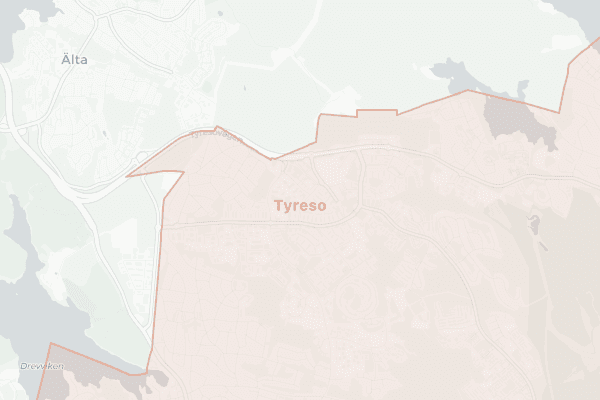 Map of Tyresö