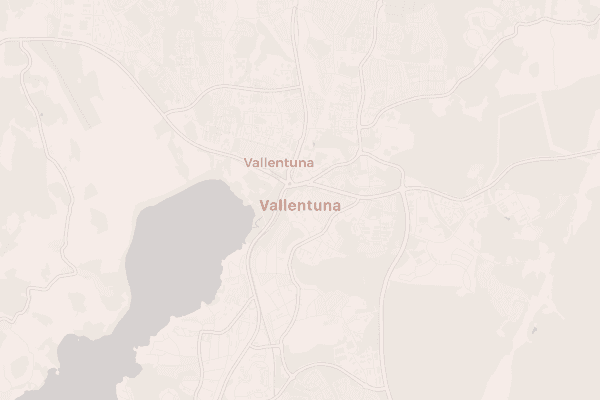 Karta över Vallentuna