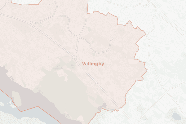 Karta över Vällingby