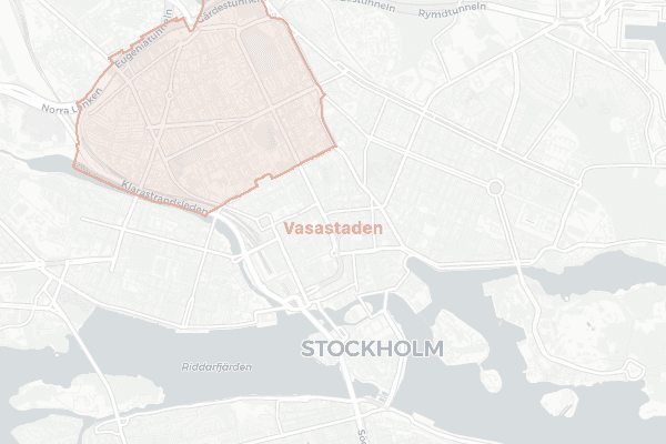 Karta över Vasastaden